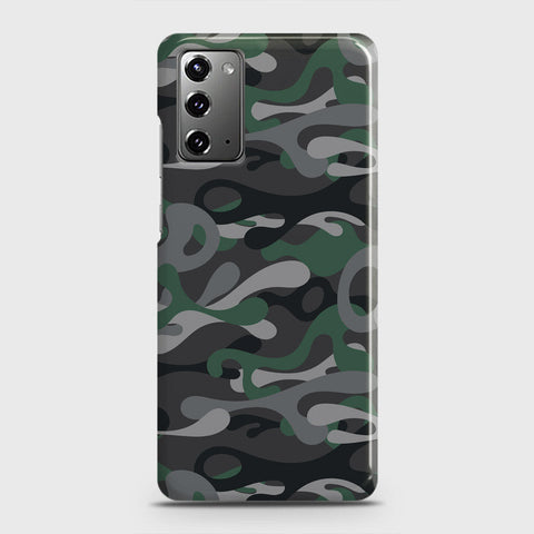 Samsung Galaxy Note 20 Cover - Camo Series - Green & Grey Design - Matte Finish - Snap On Hard Case with LifeTime Colors Guarantee