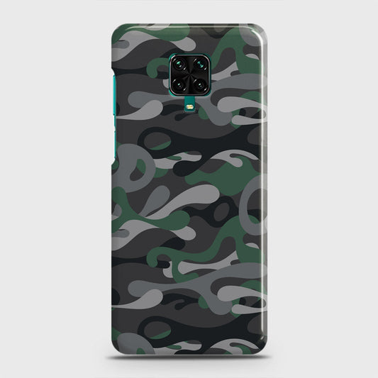 Xiaomi Redmi Note 9 Pro Cover - Camo Series - Green & Grey Design - Matte Finish - Snap On Hard Case with LifeTime Colors Guarantee