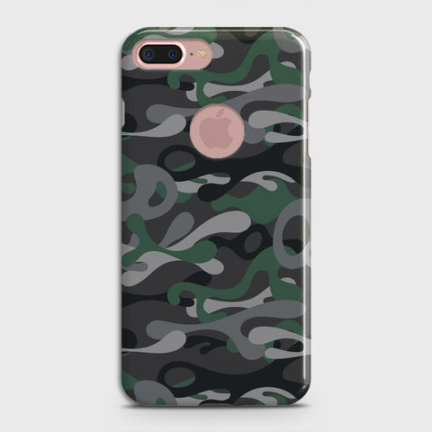 iPhone 8 / 7 Logo Cover - Camo Series - Green & Grey Design - Matte Finish - Snap On Hard Case with LifeTime Colors Guarantee