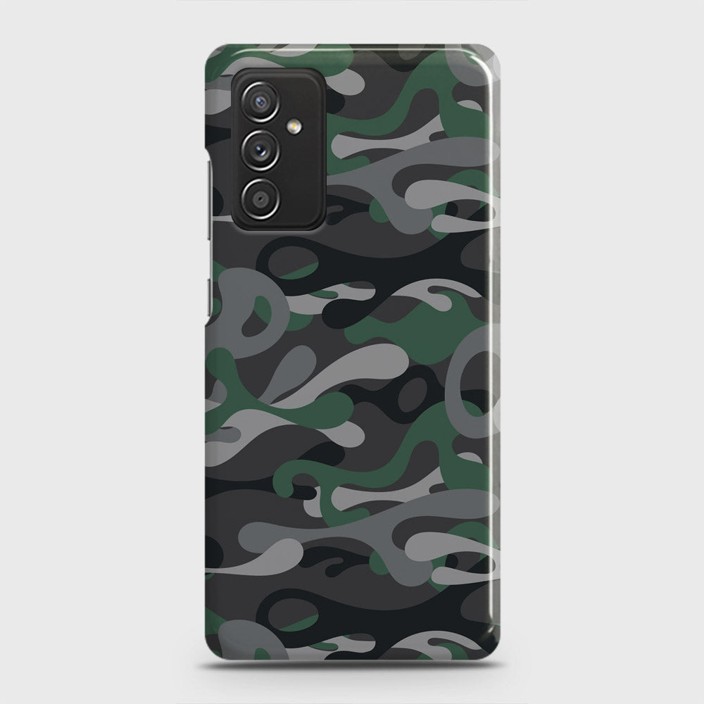 Samsung Galaxy M52 5G Cover - Camo Series - Green & Grey Design - Matte Finish - Snap On Hard Case with LifeTime Colors Guarantee
