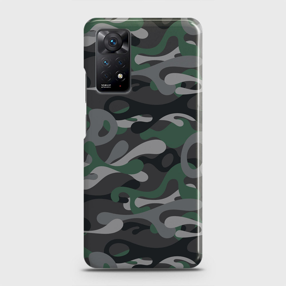 Xiaomi Redmi Note 11 Pro Cover - Camo Series - Green & Grey Design - Matte Finish - Snap On Hard Case with LifeTime Colors Guarantee