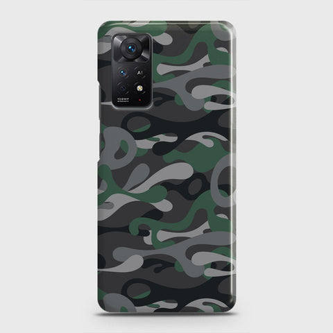 Xiaomi Redmi Note 11S Cover - Camo Series - Green & Grey Design - Matte Finish - Snap On Hard Case with LifeTime Colors Guarantee