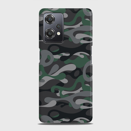 OnePlus Nord CE 2 Lite 5G Cover - Camo Series - Green & Grey Design - Matte Finish - Snap On Hard Case with LifeTime Colors Guarantee