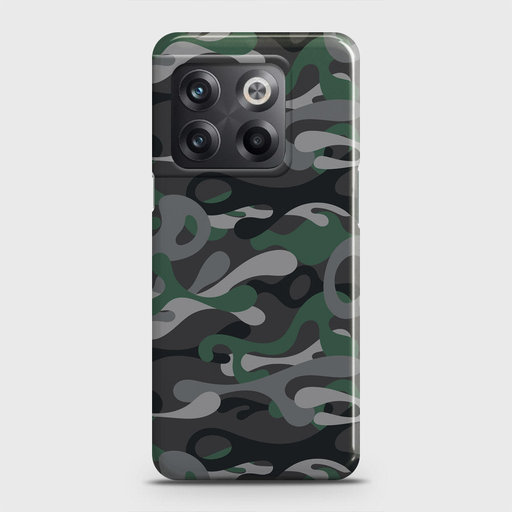 OnePlus Ace Pro Cover - Camo Series - Green & Grey Design - Matte Finish - Snap On Hard Case with LifeTime Colors Guarantee