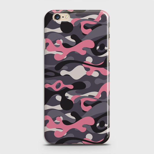 iPhone 6 Cover - Camo Series - Pink & Grey - Matte Finish - Snap On Hard Case with LifeTime Colors Guarantee