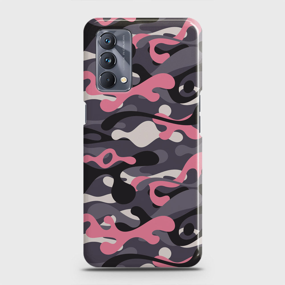 Realme GT Master Cover - Camo Series - Pink & Grey Design - Matte Finish - Snap On Hard Case with LifeTime Colors Guarantee