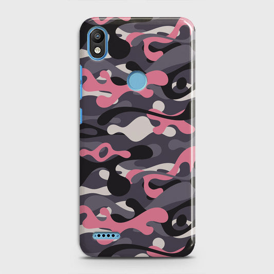 Infinix Smart 2 / X5515 Cover - Camo Series - Pink & Grey Design - Matte Finish - Snap On Hard Case with LifeTime Colors Guarantee