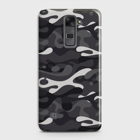 LG Stylus 2 / Stylus 2 Plus / Stylo 2 / Stylo 2 Plus Cover - Camo Series - White & Grey Design - Matte Finish - Snap On Hard Case with LifeTime Colors Guarantee