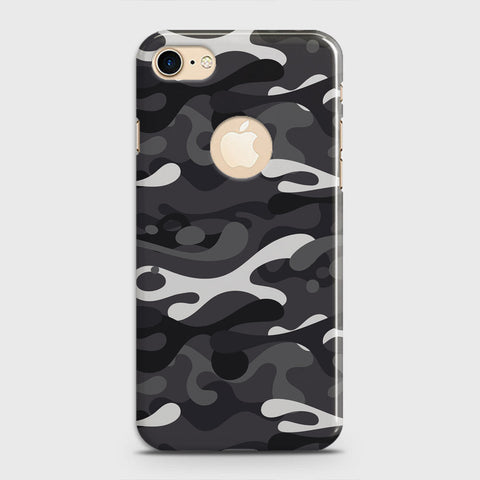 iPhone 8 Cover - Camo Series - White & Grey Design - Matte Finish - Snap On Hard Case with LifeTime Colors Guarantee