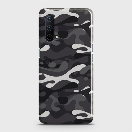 OnePlus Nord CE 5G  Cover - Camo Series - White & Grey Design - Matte Finish - Snap On Hard Case with LifeTime Colors Guarantee