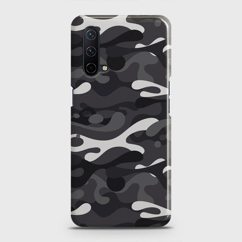 OnePlus Nord CE 5G  Cover - Camo Series - White & Grey Design - Matte Finish - Snap On Hard Case with LifeTime Colors Guarantee