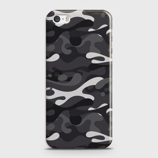 iPhone 5C Cover - Camo Series - White & Grey Design - Matte Finish - Snap On Hard Case with LifeTime Colors Guarantee