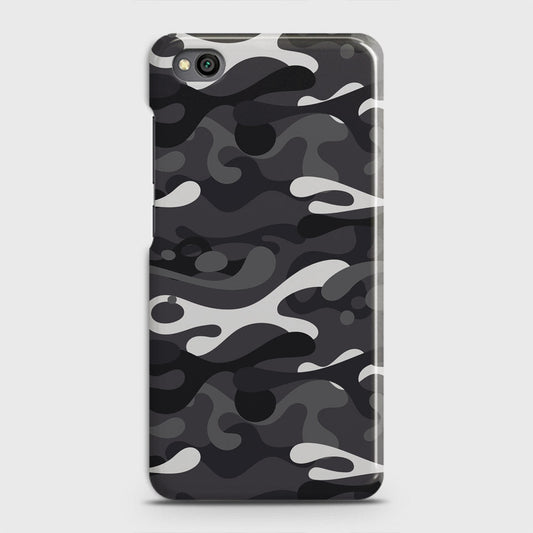 Xiaomi Redmi Go Cover - Camo Series - White & Grey Design - Matte Finish - Snap On Hard Case with LifeTime Colors Guarantee