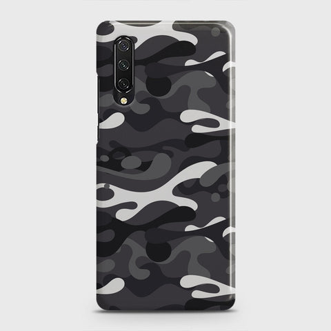 Huawei Y9s Cover - Camo Series - White & Grey Design - Matte Finish - Snap On Hard Case with LifeTime Colors Guarantee