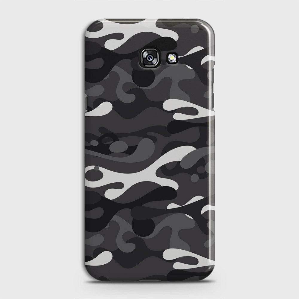 Samsung Galaxy A3 2017 Cover - Camo Series - White & Grey Design - Matte Finish - Snap On Hard Case with LifeTime Colors Guarantee