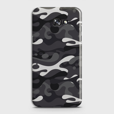 Samsung Galaxy A3 2017 Cover - Camo Series - White & Grey Design - Matte Finish - Snap On Hard Case with LifeTime Colors Guarantee