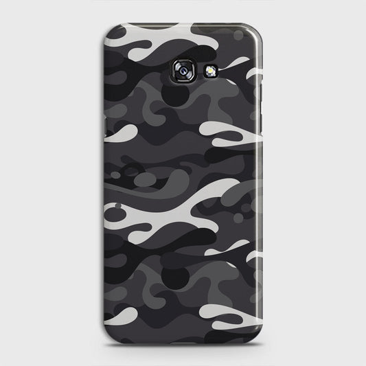 Samsung Galaxy A5 2017 Cover - Camo Series - White & Grey Design - Matte Finish - Snap On Hard Case with LifeTime Colors Guarantee