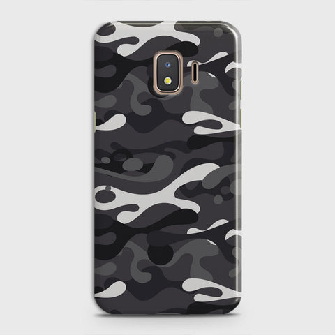 Samsung Galaxy J2 Core 2018 Cover - Camo Series - White & Grey Design - Matte Finish - Snap On Hard Case with LifeTime Colors Guarantee