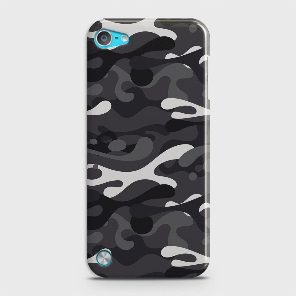 iPod Touch 5 Cover - Camo Series - White & Grey Design - Matte Finish - Snap On Hard Case with LifeTime Colors Guarantee