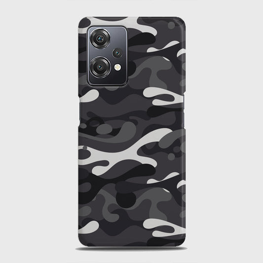 OnePlus Nord CE 2 Lite 5G Cover - Camo Series - White & Grey Design - Matte Finish - Snap On Hard Case with LifeTime Colors Guarantee