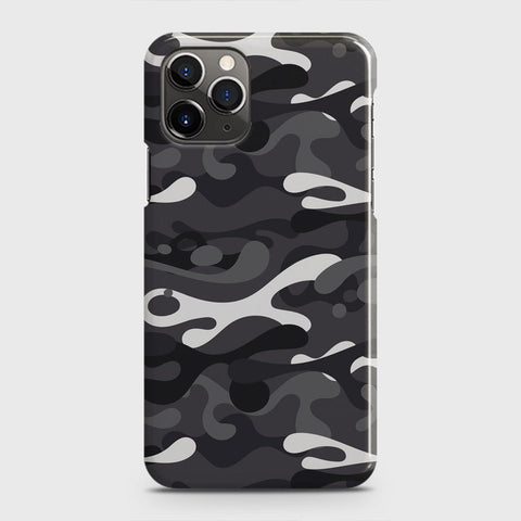 iPhone 11 Pro Cover - Camo Series - White & Grey Design - Matte Finish - Snap On Hard Case with LifeTime Colors Guarantee