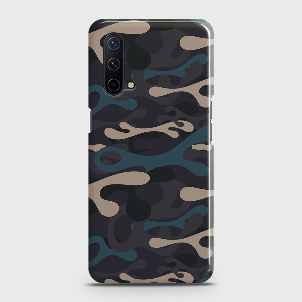 OnePlus Nord CE 5G  Cover - Camo Series - Blue & Grey Design - Matte Finish - Snap On Hard Case with LifeTime Colors Guarantee