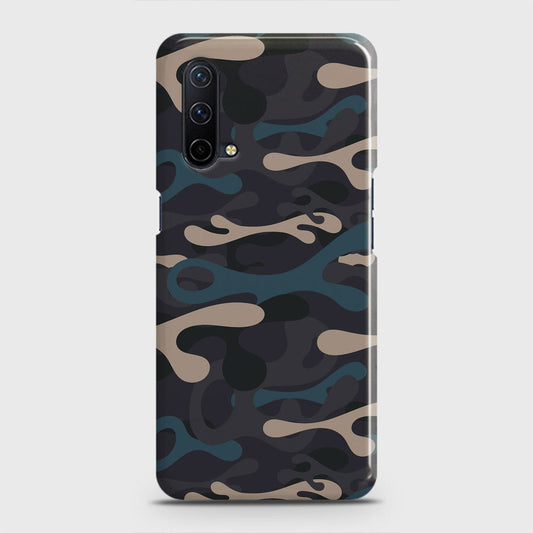 OnePlus Nord CE 5G  Cover - Camo Series - Blue & Grey Design - Matte Finish - Snap On Hard Case with LifeTime Colors Guarantee