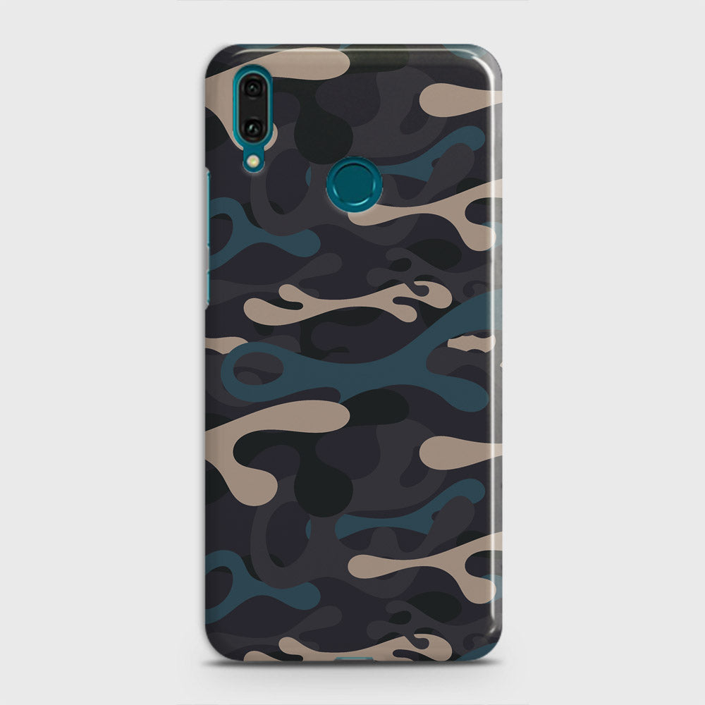 Huawei Mate 9 Cover - Camo Series - Blue & Grey Design - Matte Finish - Snap On Hard Case with LifeTime Colors Guarantee
