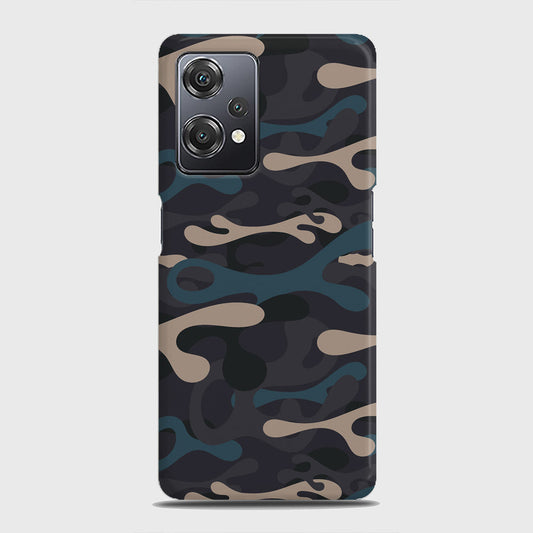 OnePlus Nord CE 2 Lite 5G Cover - Camo Series - Blue & Grey Design - Matte Finish - Snap On Hard Case with LifeTime Colors Guarantee