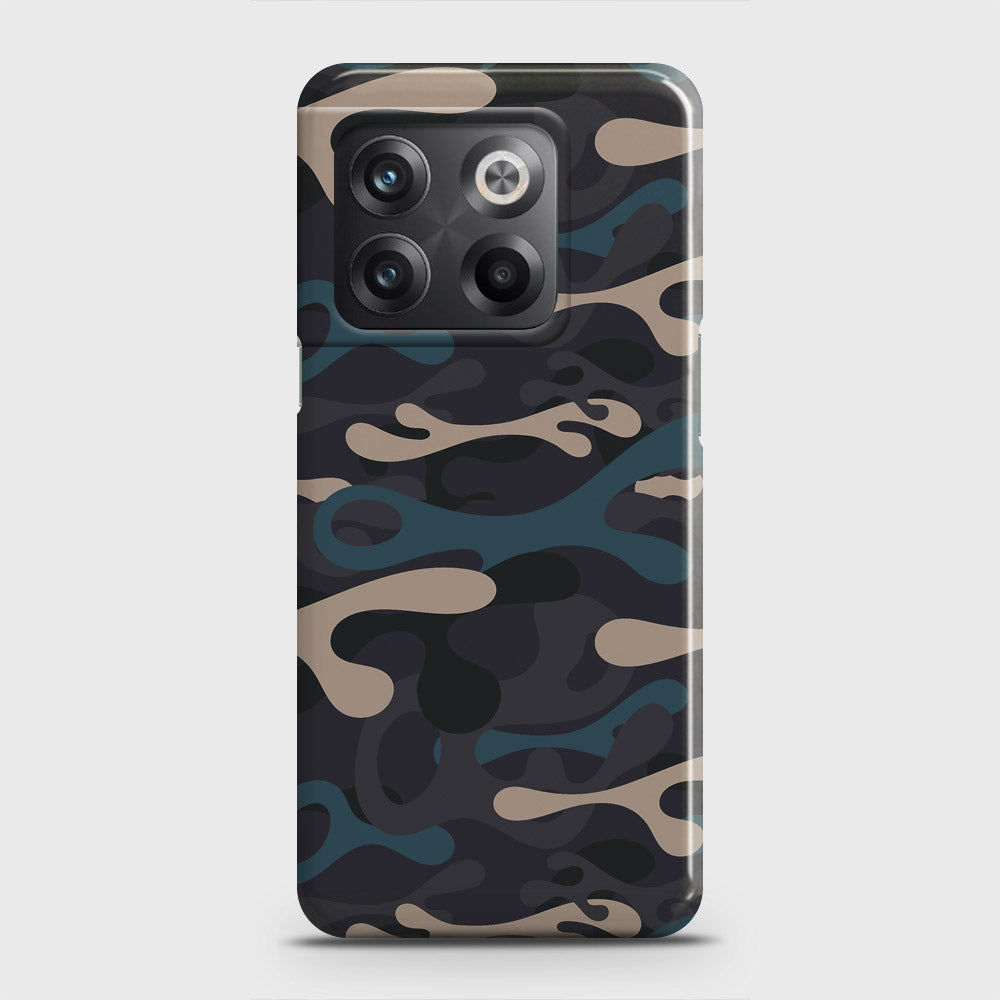OnePlus Ace Pro Cover - Camo Series - Blue & Grey Design - Matte Finish - Snap On Hard Case with LifeTime Colors Guarantee