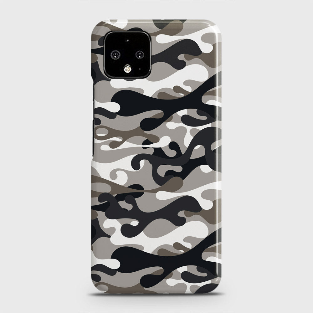 Google Pixel 4 Cover - Camo Series - Black & Olive Design - Matte Finish - Snap On Hard Case with LifeTime Colors Guarantee