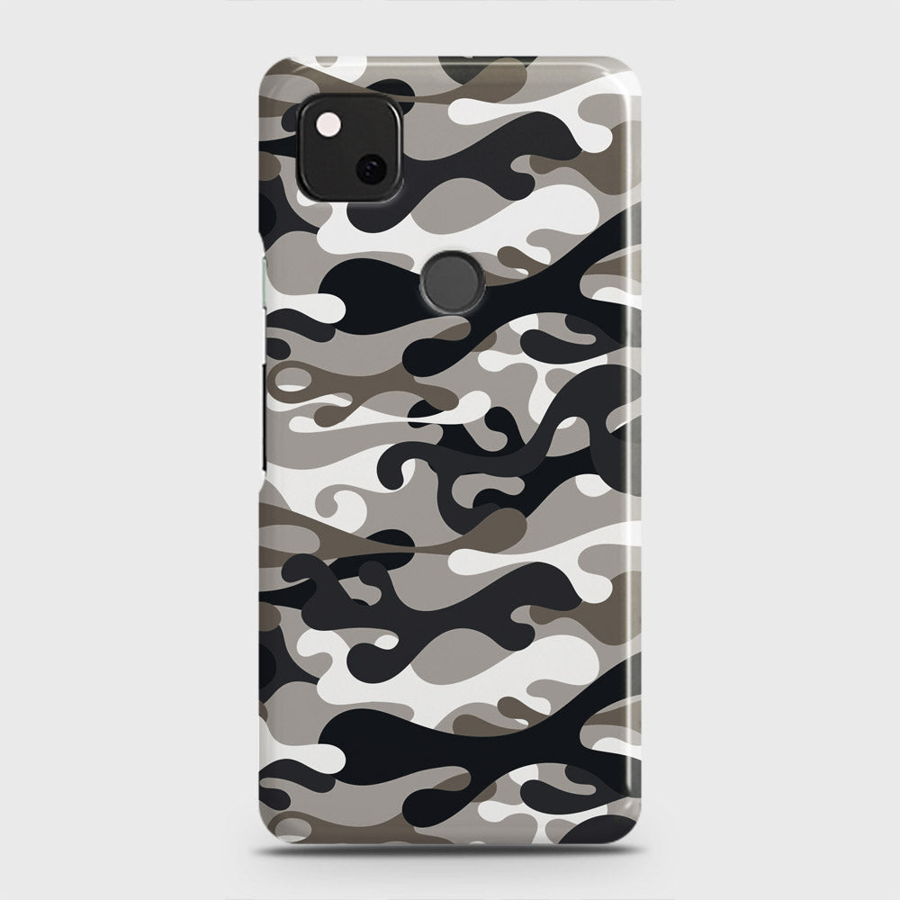 Google Pixel 4a Cover - Camo Series - Black & Olive Design - Matte Finish - Snap On Hard Case with LifeTime Colors Guarantee