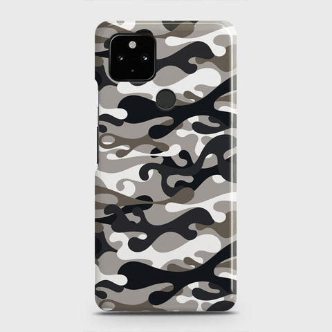Google Pixel 5 Cover - Camo Series - Black & Olive Design - Matte Finish - Snap On Hard Case with LifeTime Colors Guarantee