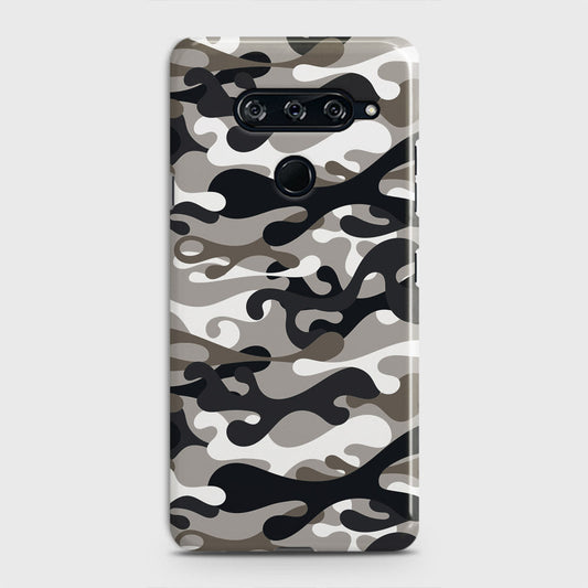 LG V40 ThinQ Cover - Camo Series - Black & Olive Design - Matte Finish - Snap On Hard Case with LifeTime Colors Guarantee