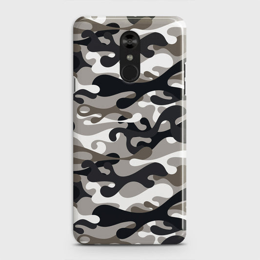 LG Stylo 4 Cover - Camo Series - Black & Olive Design - Matte Finish - Snap On Hard Case with LifeTime Colors Guarantee
