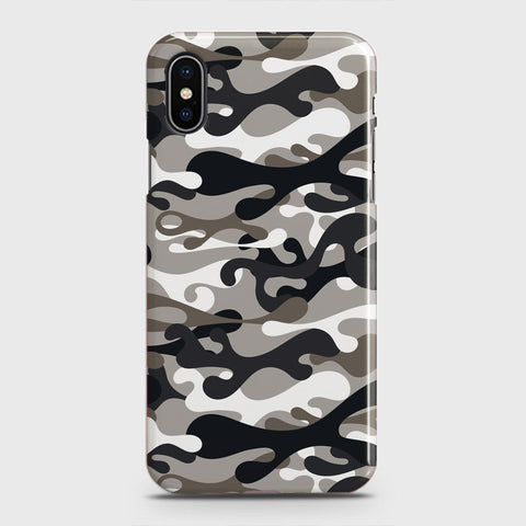 iPhone XS Cover - Camo Series - Black & Olive Design - Matte Finish - Snap On Hard Case with LifeTime Colors Guarantee
