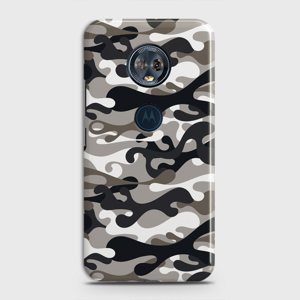 Motorola E5 Plus Cover - Camo Series - Black & Olive Design - Matte Finish - Snap On Hard Case with LifeTime Colors Guarantee