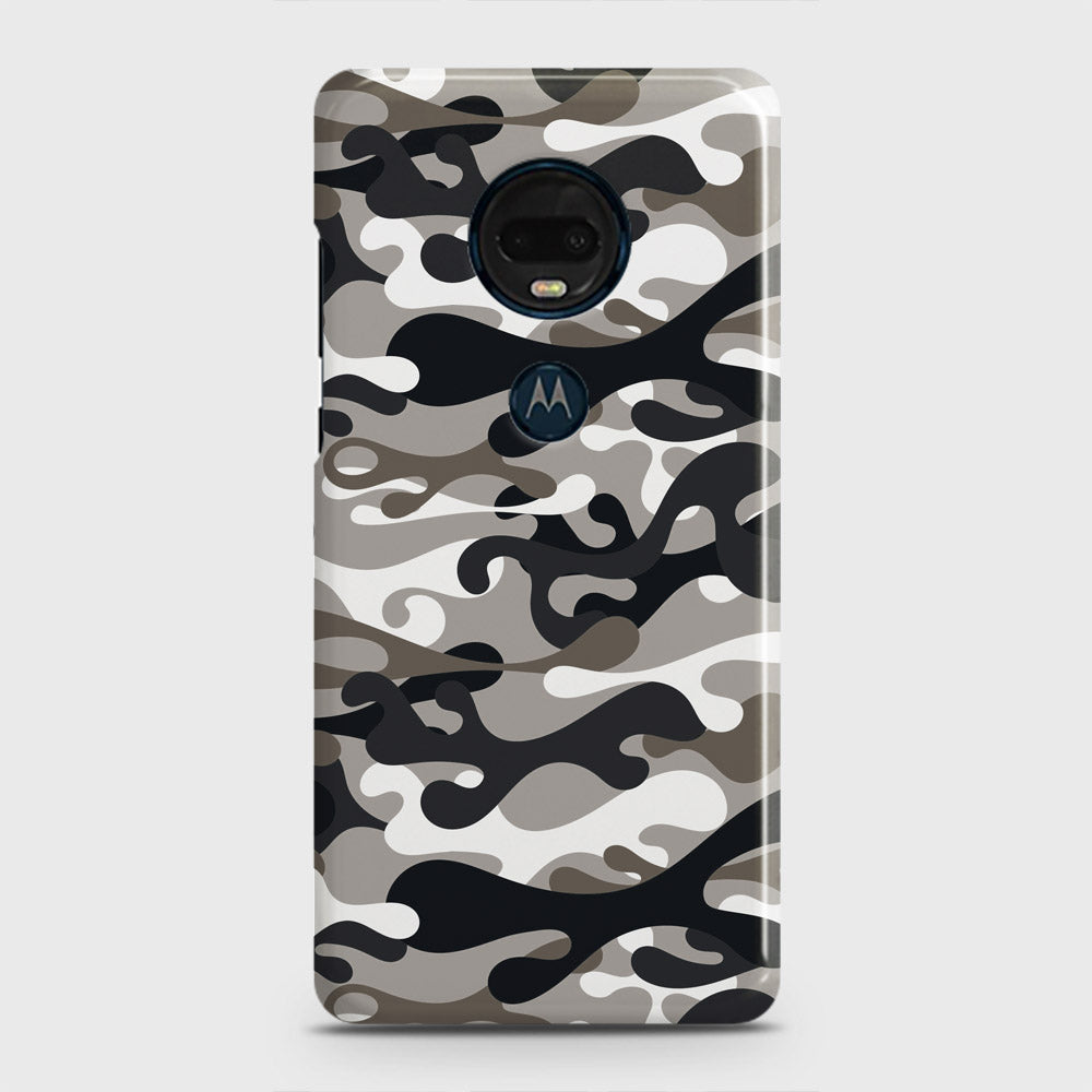 Motorola Moto G7 Plus Cover - Camo Series - Black & Olive Design - Matte Finish - Snap On Hard Case with LifeTime Colors Guarantee