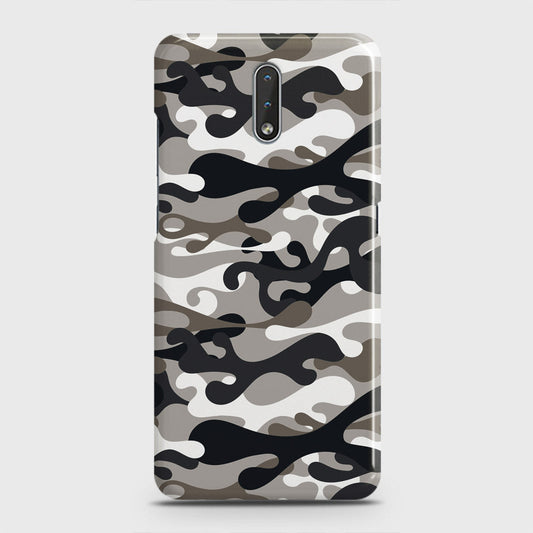 Nokia 2.3 Cover - Camo Series - Black & Olive Design - Matte Finish - Snap On Hard Case with LifeTime Colors Guarantee
