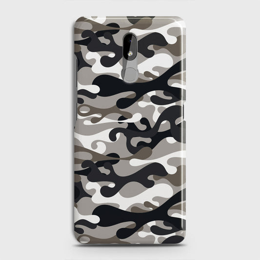 Nokia 3.2 Cover - Camo Series - Black & Olive Design - Matte Finish - Snap On Hard Case with LifeTime Colors Guarantee