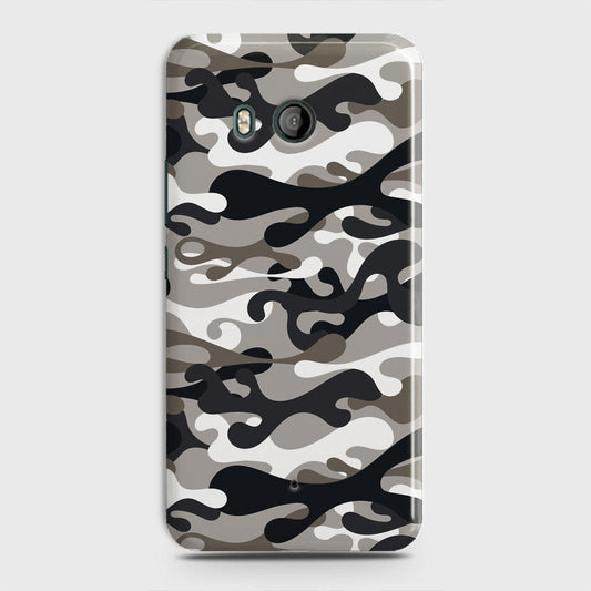 HTC U11  Cover - Camo Series - Black & Olive Design - Matte Finish - Snap On Hard Case with LifeTime Colors Guarantee