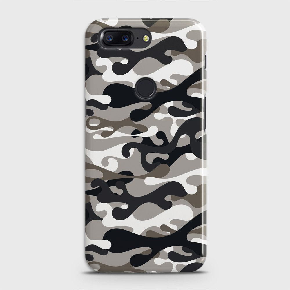 OnePlus 5T  Cover - Camo Series - Black & Olive Design - Matte Finish - Snap On Hard Case with LifeTime Colors Guarantee