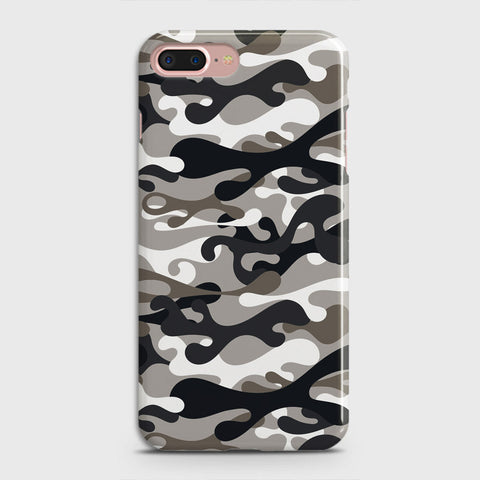 iPhone 8 Plus Cover - Camo Series - Black & Olive Design - Matte Finish - Snap On Hard Case with LifeTime Colors Guarantee