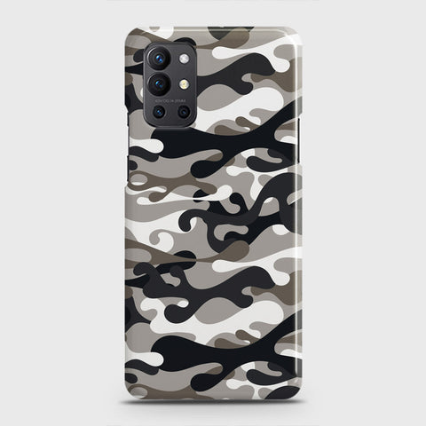 OnePlus 9R  Cover - Camo Series - Black & Olive Design - Matte Finish - Snap On Hard Case with LifeTime Colors Guarantee