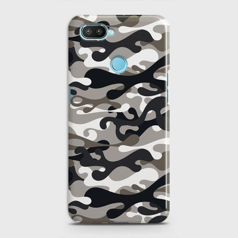 Oppo A5 with Sensor Cut Cover - Camo Series - Black & Olive Design - Matte Finish - Snap On Hard Case with LifeTime Colors Guarantee