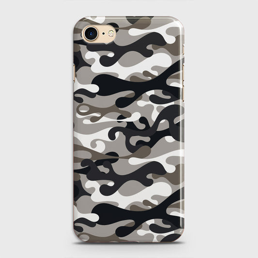 iPhone 7 Cover - Camo Series - Black & Olive Design - Matte Finish - Snap On Hard Case with LifeTime Colors Guarantee