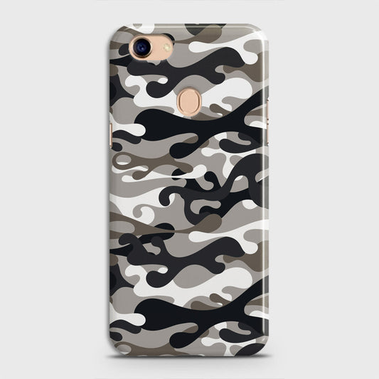 Oppo F5 / F5 Youth Cover - Camo Series - Black & Olive Design - Matte Finish - Snap On Hard Case with LifeTime Colors Guarantee