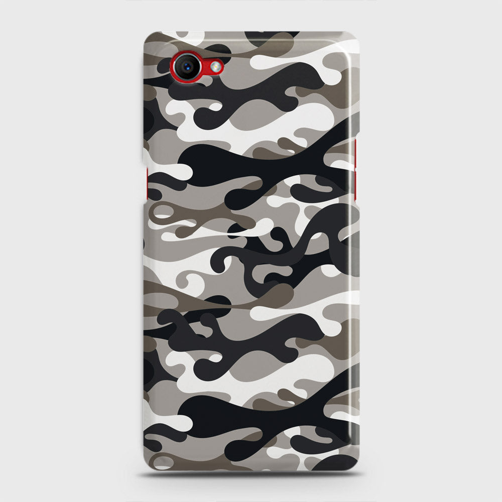 Oppo F7 Youth Cover - Camo Series - Black & Olive Design - Matte Finish - Snap On Hard Case with LifeTime Colors Guarantee