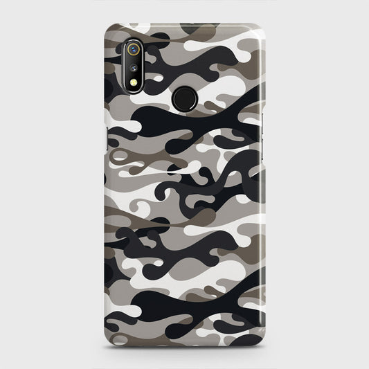 Realme 3 Cover - Camo Series - Black & Olive Design - Matte Finish - Snap On Hard Case with LifeTime Colors Guarantee
