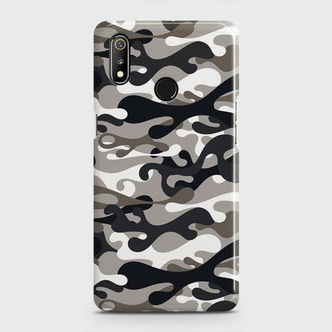 Realme 3 Pro Cover - Camo Series - Black & Olive Design - Matte Finish - Snap On Hard Case with LifeTime Colors Guarantee